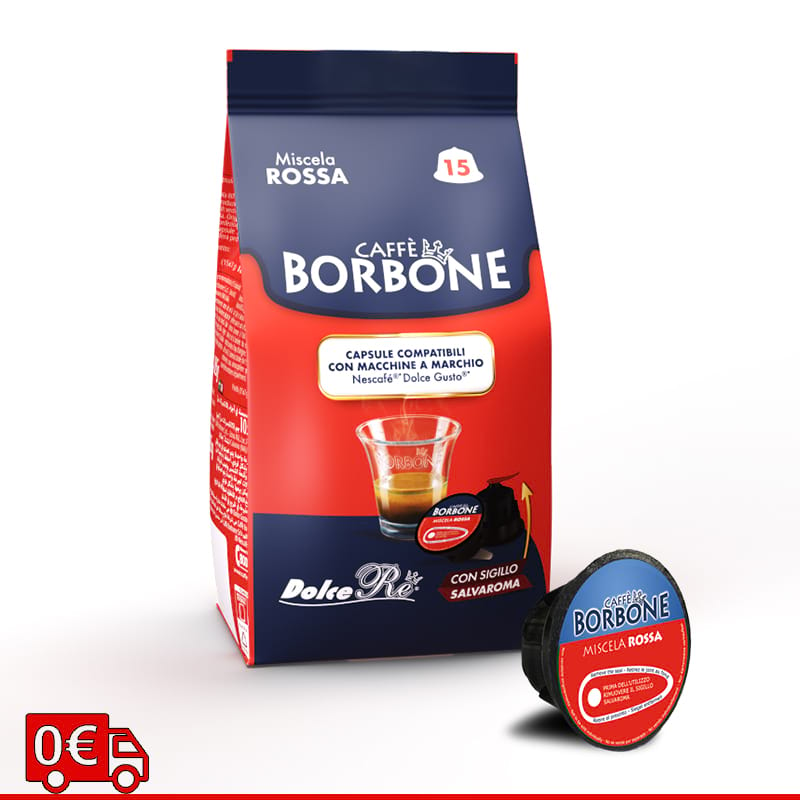 Capsule caffè Borbone miscela Rossa Dolce Gusto