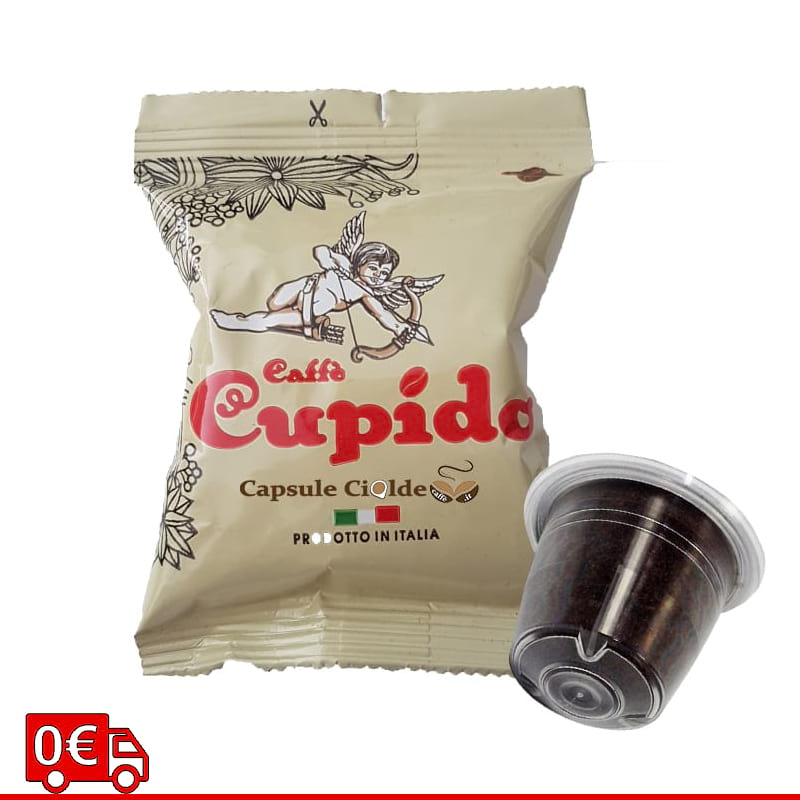 Capsule Caffè Cupido miscela Red compatibili Nespresso spedizione gratuita