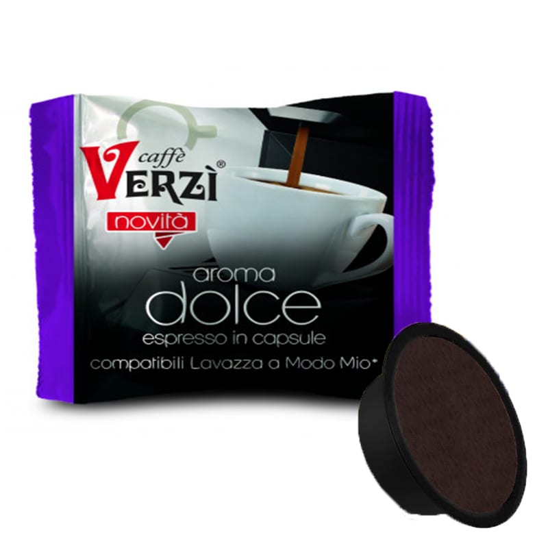 Caffè Verzì Aroma Dolce in capsule compatibili Lavazza a Modo Mio