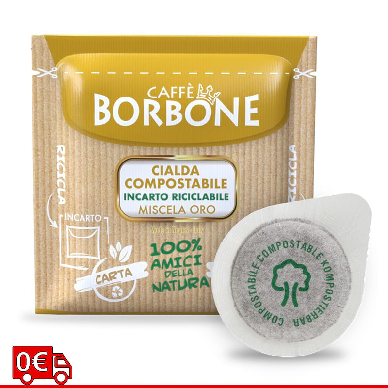 Caffè Borbone miscela Oro Cialde Ese 44 mm spedizione gratuita