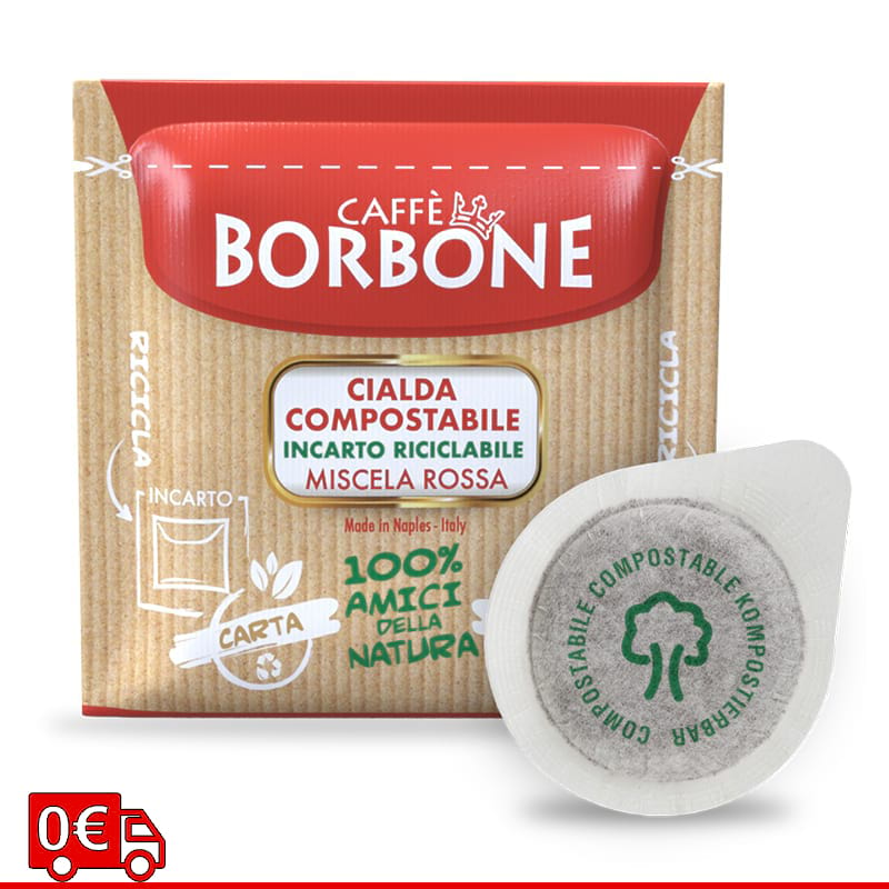 Caffè Borbone miscela Rossa Cialde Ese 44 mm spedizione gratuita