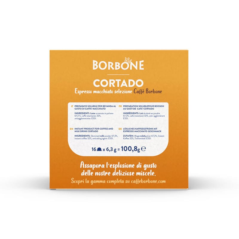 Cortado Borbone capsule compatibili Dolce Gusto