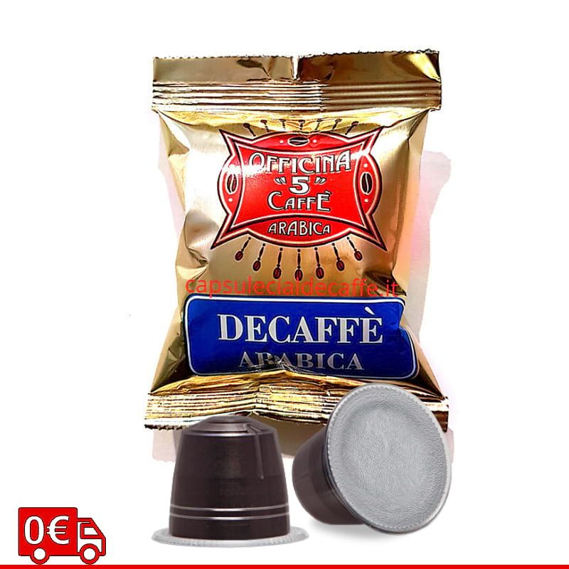 Decaffè Officina 5 caffè capsule Nespresso spedizione gratuita