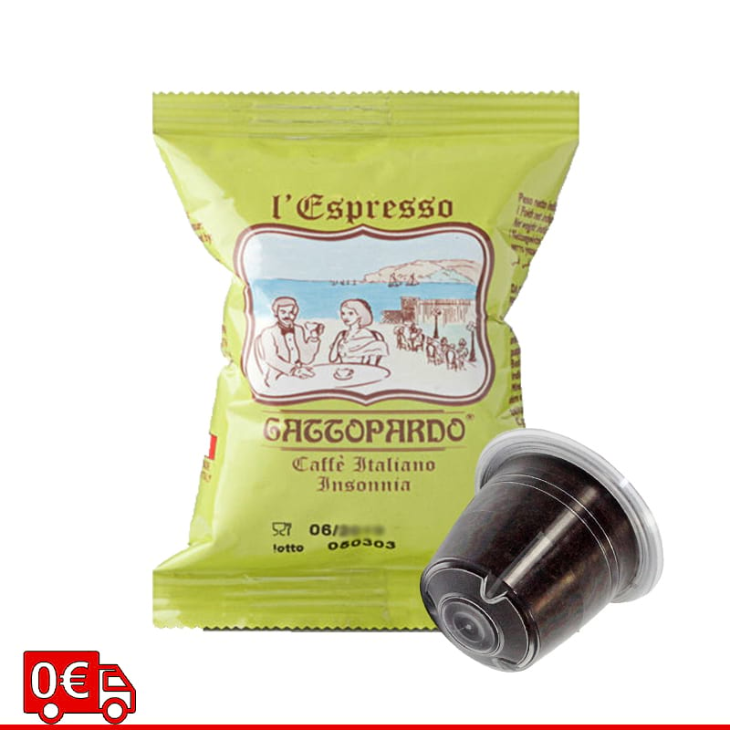 Capsule Caffè Gattopardo Insonnia compatibili Nespresso