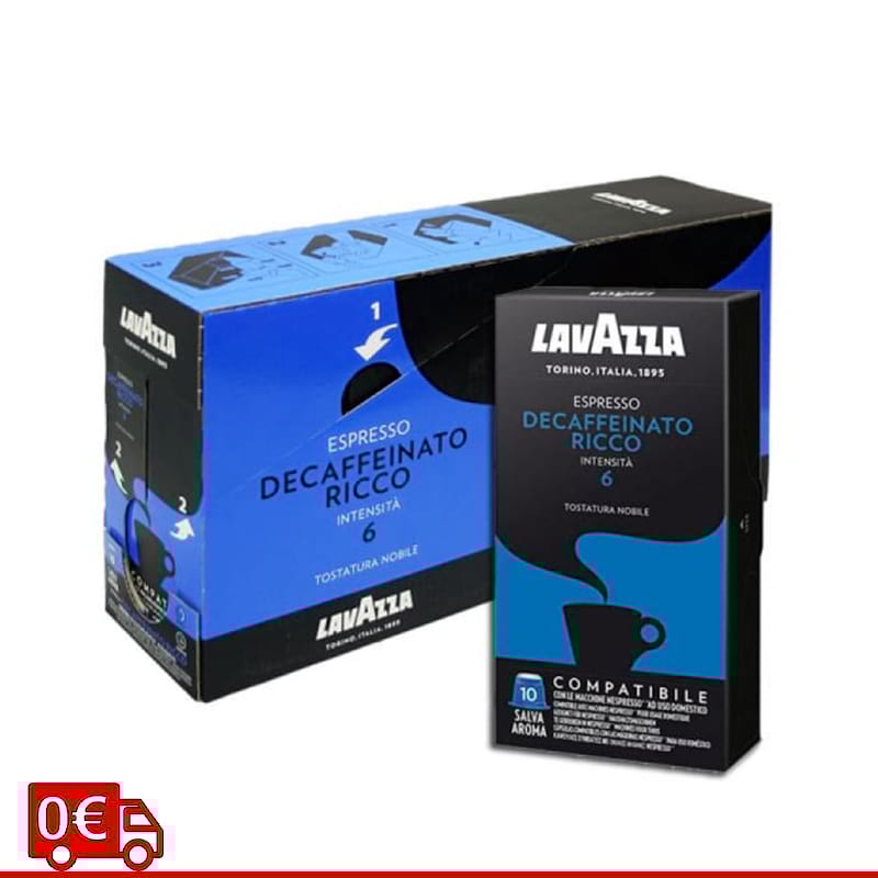 Capsule Lavazza Decaffeinato compatibili Nespresso