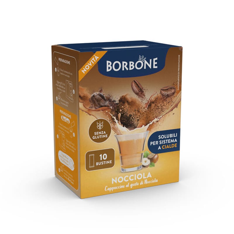 Stick Borbone bevanda solubile al gusto di cappuccino e nocciola