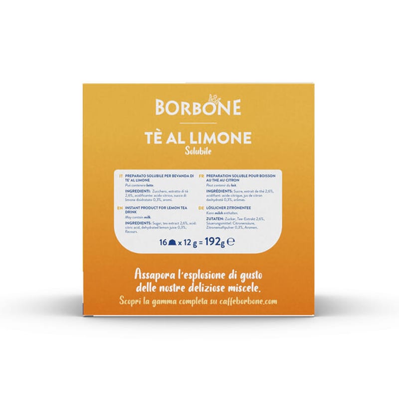Tè Limone Borbone capsule compatibili Dolce Gusto