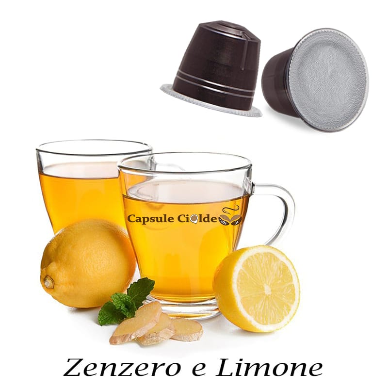 Tisana zenzero e limone in capsule Nespresso